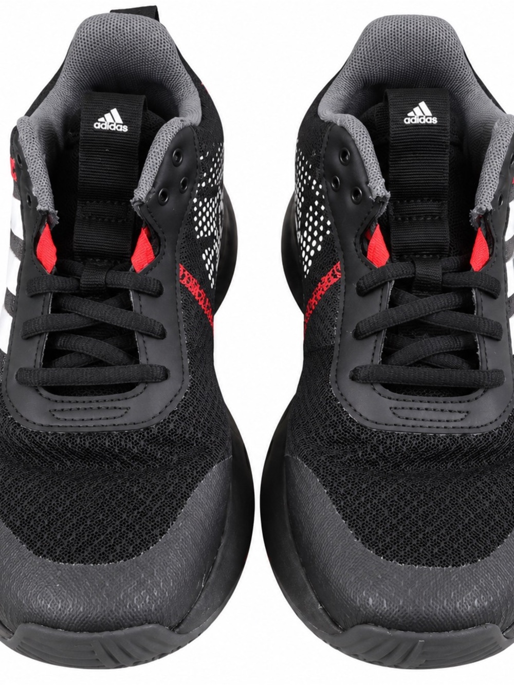 Adidas Ownthegame 2.0 Youth 3.5Y Black White Red Basketball Sneakers